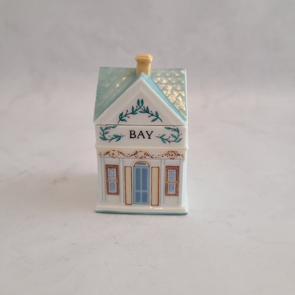 Vintage Lenox Spice Village Spice Jar - 1989 Collection - Bay